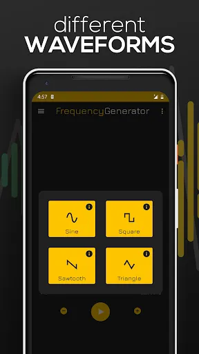 Zrzuty ekranu Frequency Sound Generator