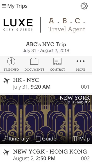 ภาพหน้าจอของ LUXE Concierge