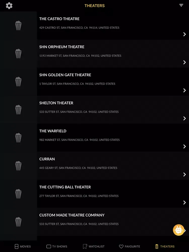 Capturas de pantalla de CineFilms - Movies, TV Tracker iPad 