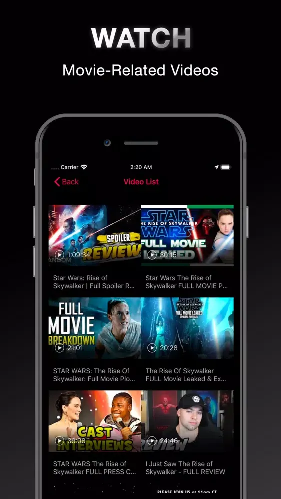 Capturas de pantalla de CineFilms - Movies, TV Tracker