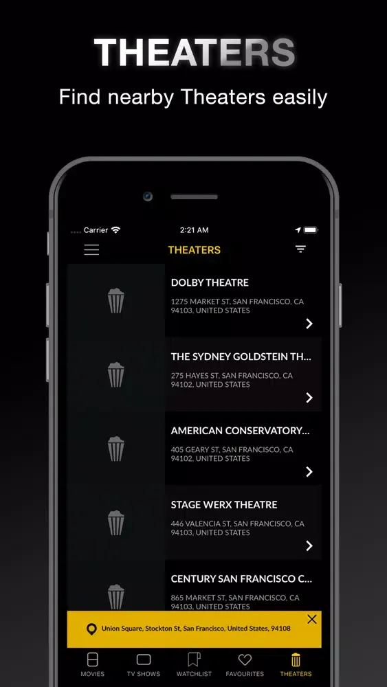 Capturas de pantalla de CineFilms - Movies, TV Tracker