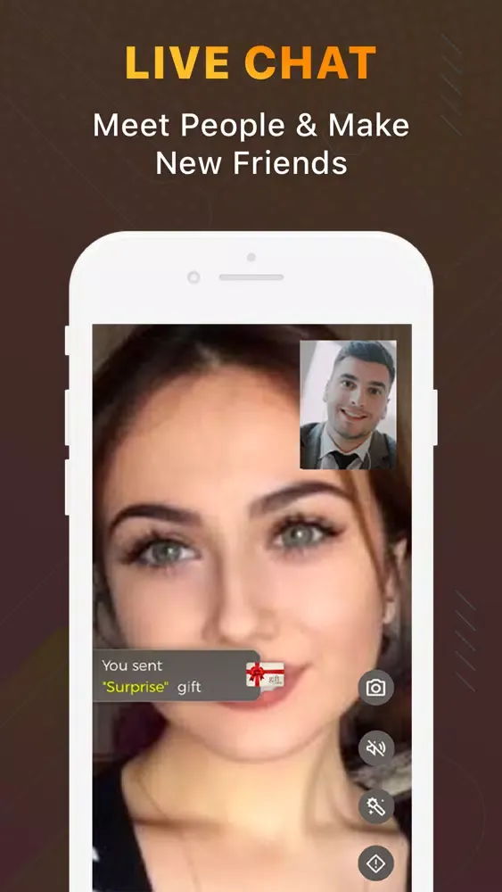 ภาพหน้าจอของ OmeLive - Live Video Chat App
