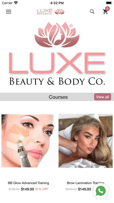 Captures d'écran de Luxe Beauty & Body Co