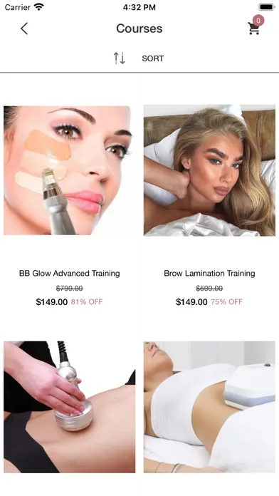 Captures d'écran de Luxe Beauty & Body Co