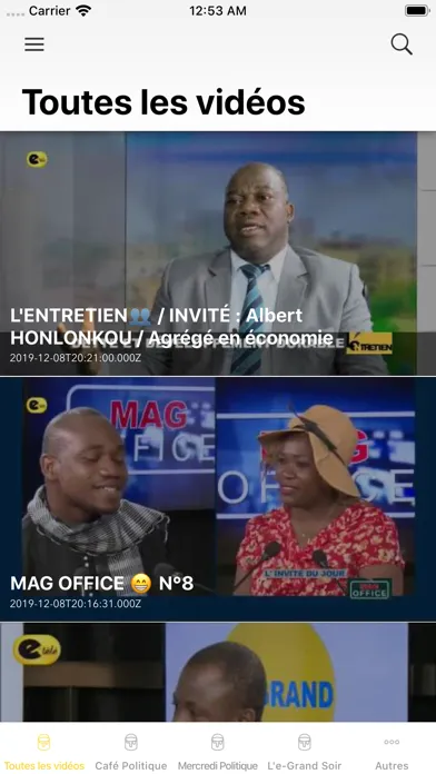 E-télé : L'actualité Béninoise應用截圖