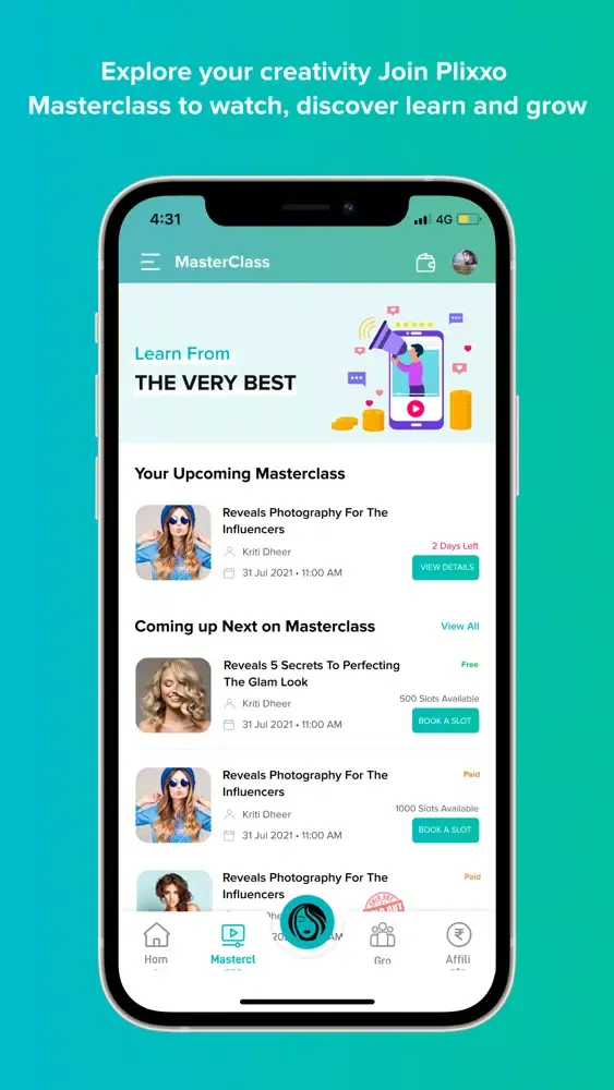 Plixxo - Influencer Platform سکرین شاٹس
