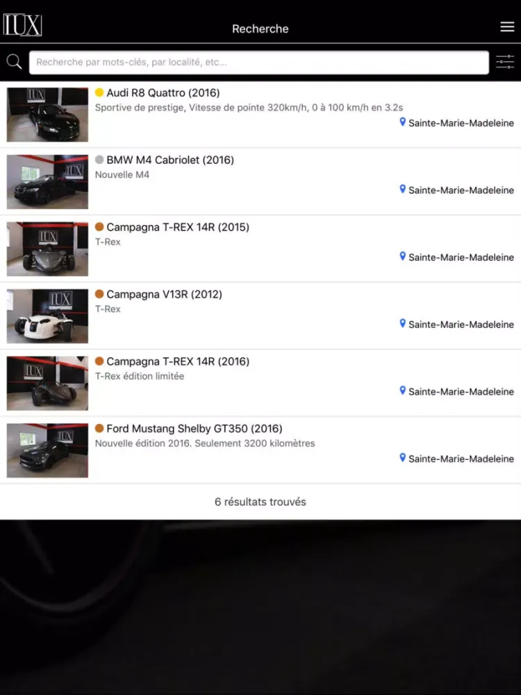 Capturas de pantalla de Lux Motor Club iPad 
