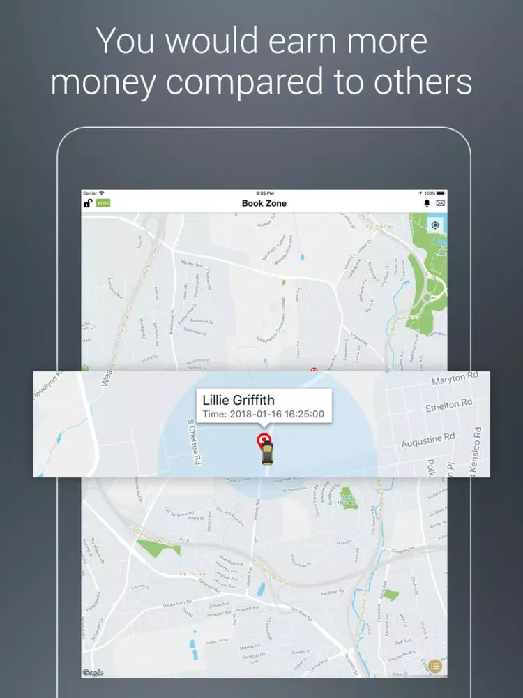 Capturas de tela do Luxo Driver iPad 