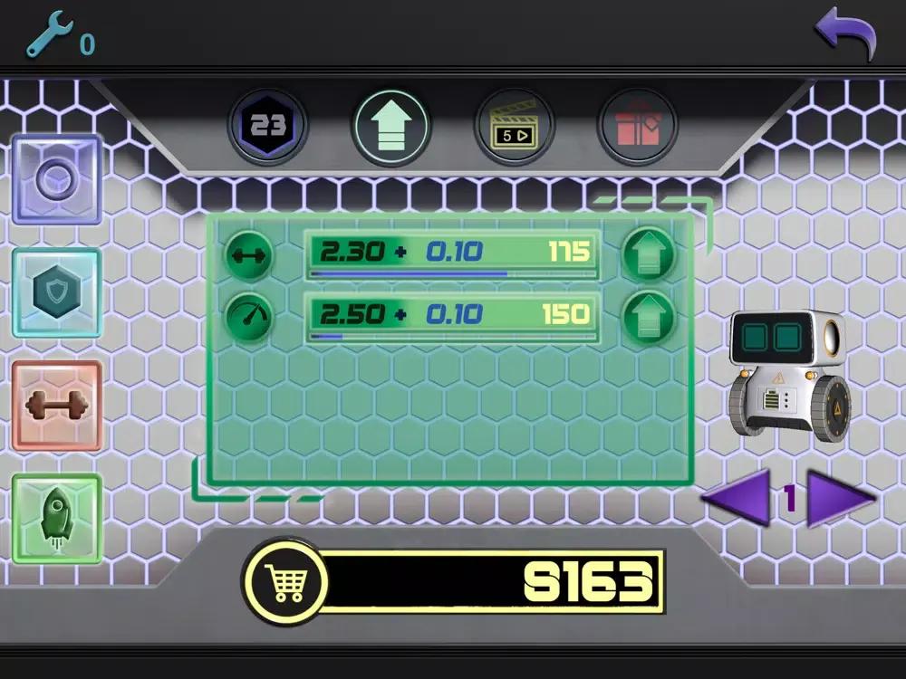 Capturas de tela do Nimble RoBox iPad 