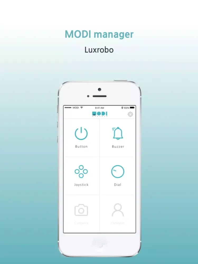 Capturas de tela do MODI manager iPad 