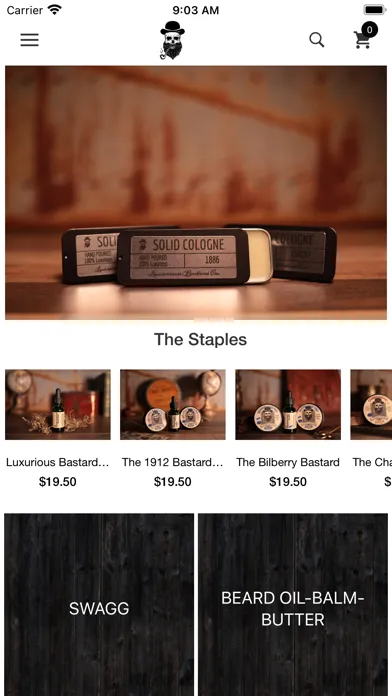 ภาพหน้าจอของ Luxurious Bastard Co.