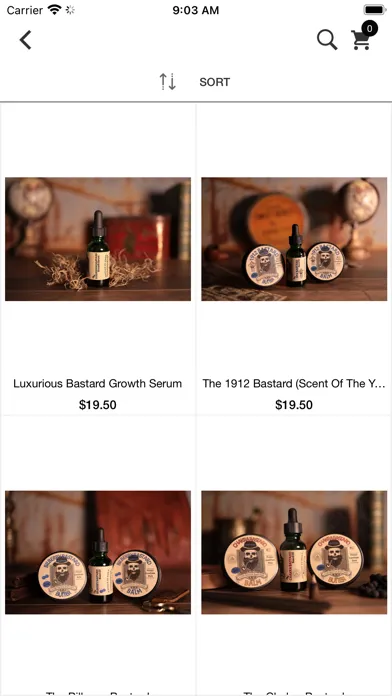 ภาพหน้าจอของ Luxurious Bastard Co.