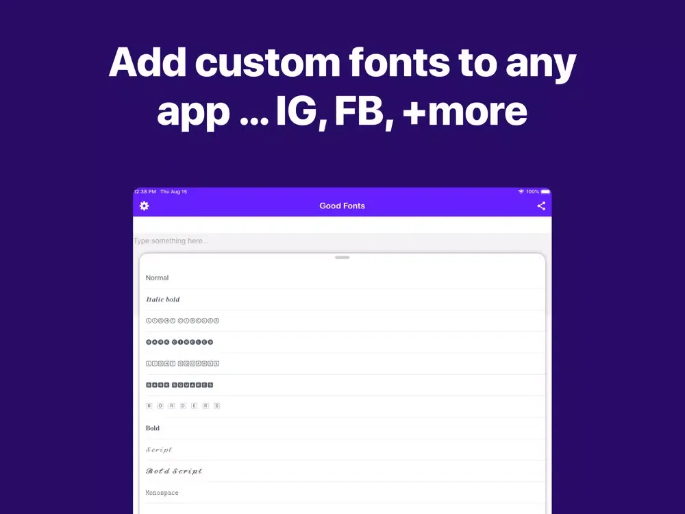 Tangkapan skrin Good Fonts - Fancy cool texts iPad 