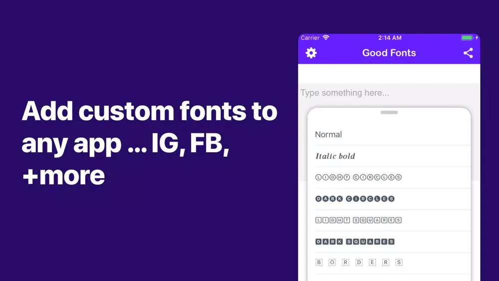 Tangkapan skrin Good Fonts - Fancy cool texts