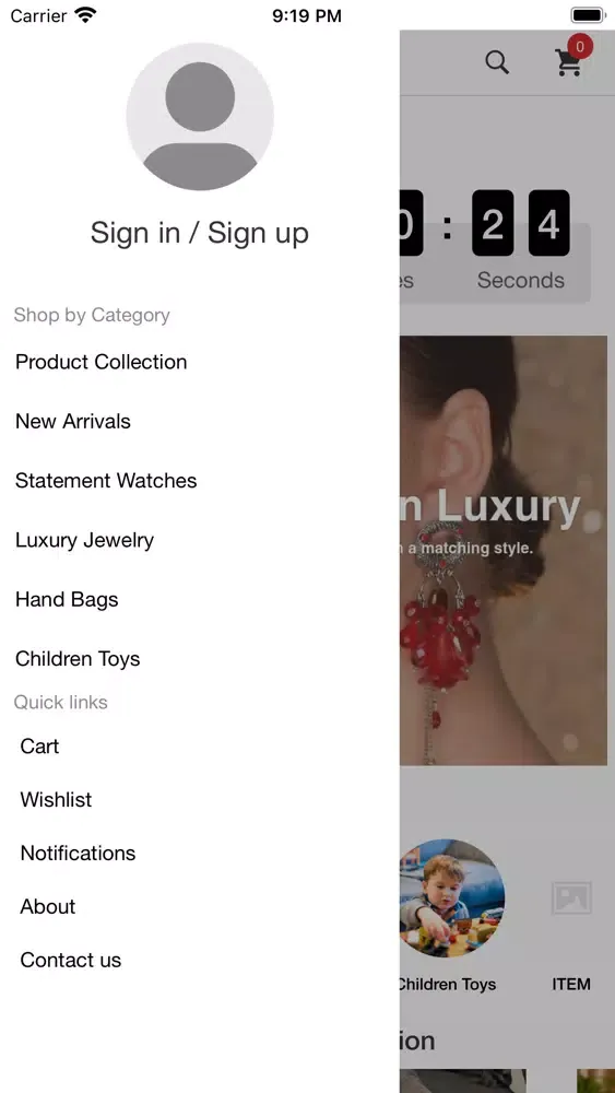 Capturas de pantalla de Luxury Trend Deals