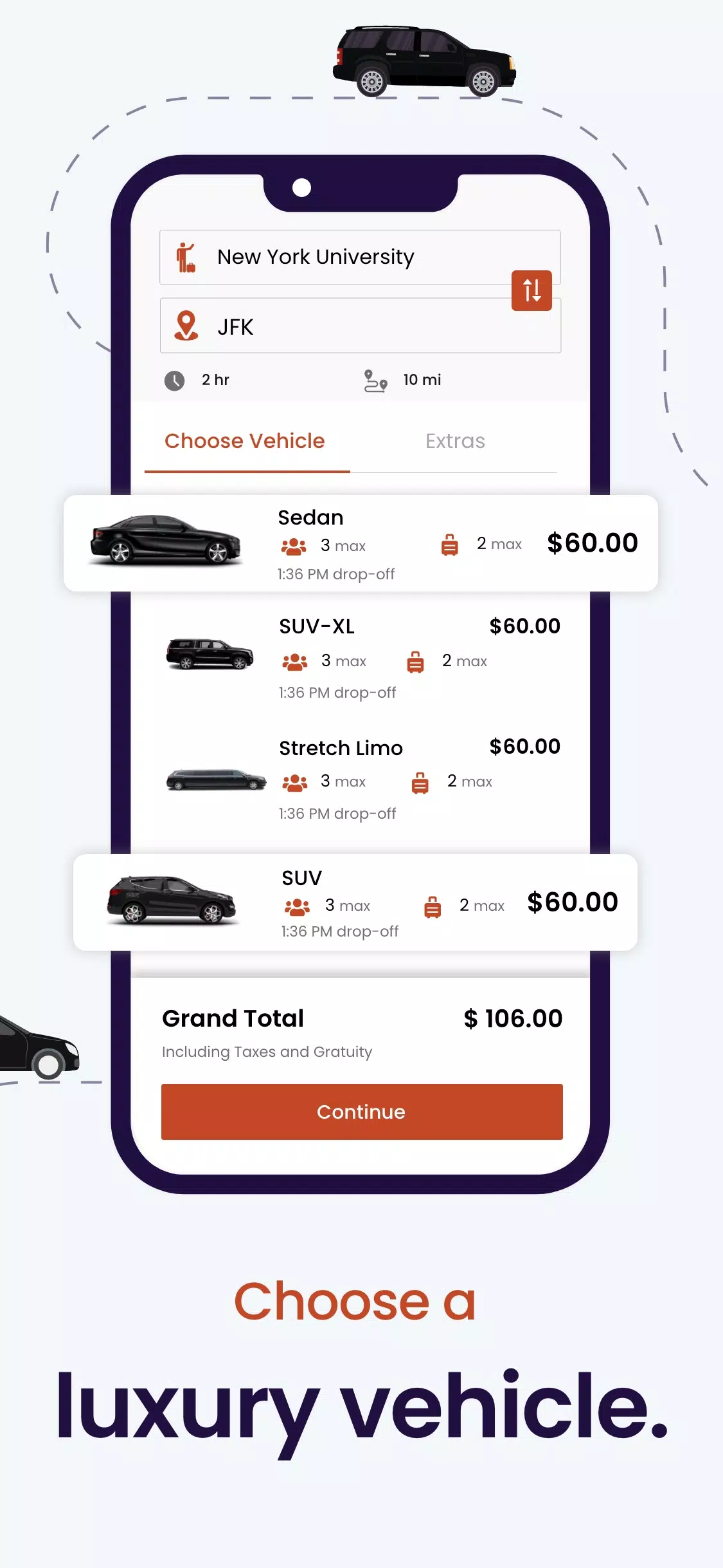 LUXY Ride - Book a Chauffeur Screenshots