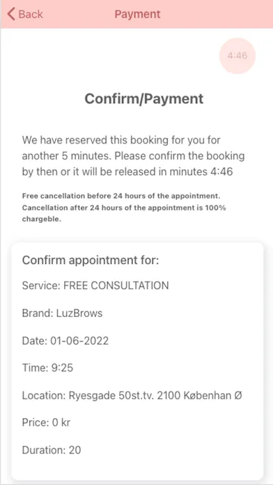 LUZ' BeautyApp Screenshots