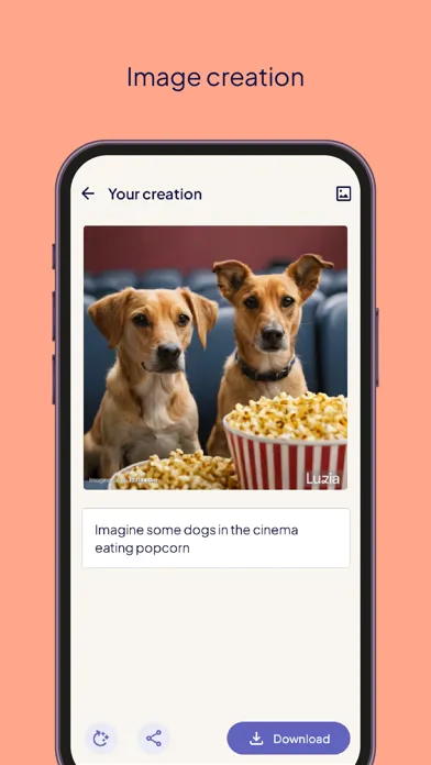 Screenshot di Luzia: Your AI Assistant