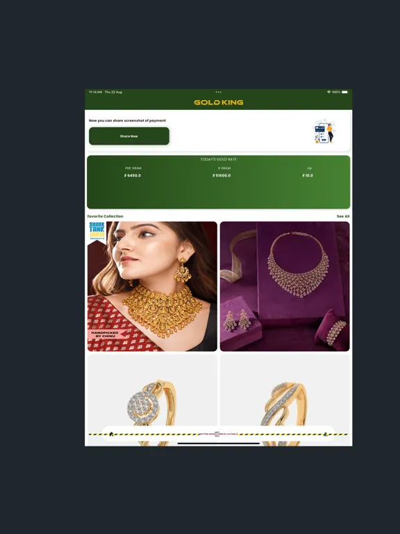 Gold King Jewellers iPad  Ekran Görüntüleri