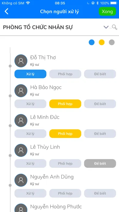 ภาพหน้าจอของ Vietsovpetro eOffice