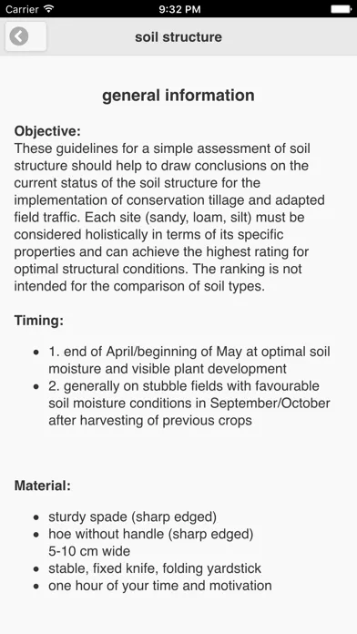 Simple Soil Structure Assessment for the farmer سکرین شاٹس