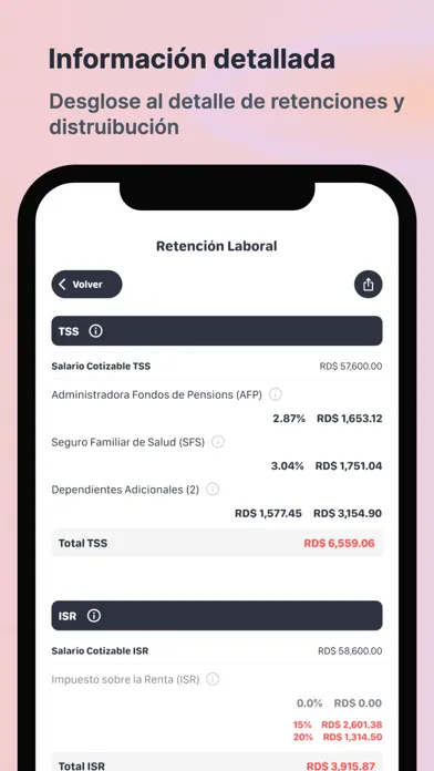 Cálculo Salarial Screenshots