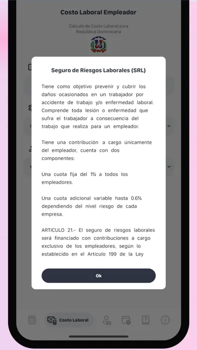 Cálculo Salarial Screenshots