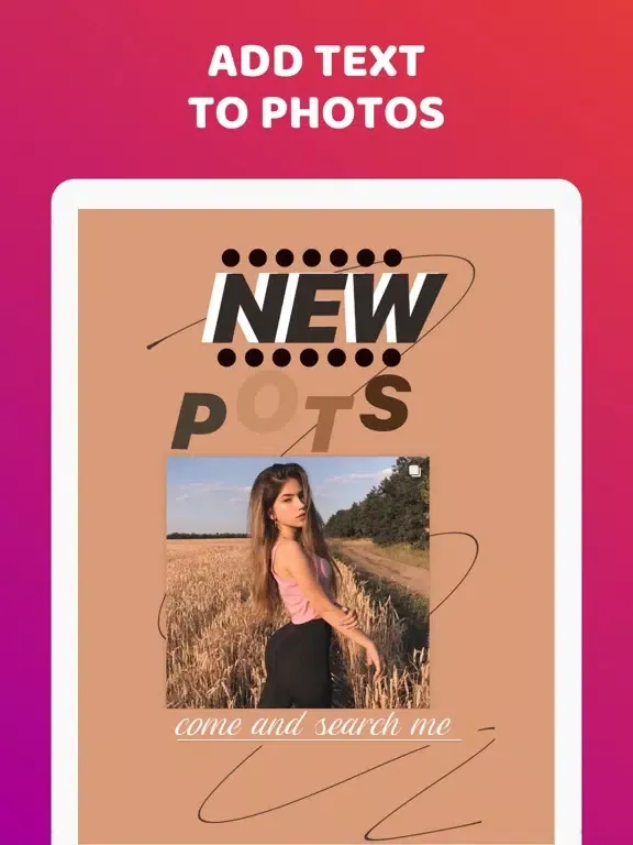 Captures d'écran de Add Text To Photos ⁺ iPad 