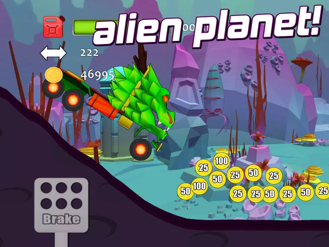 Mad Climber Hill Racing iPad  स्क्रीनशॉट