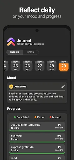 lvlup - daily habit tracker应用截图