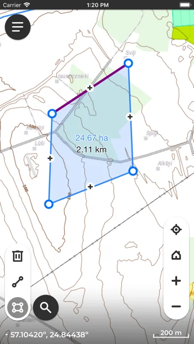 LVM GEO Mobile Screenshots