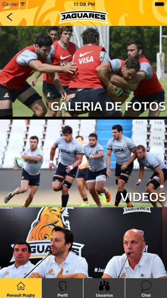 Tangkapan skrin Rugby Renault