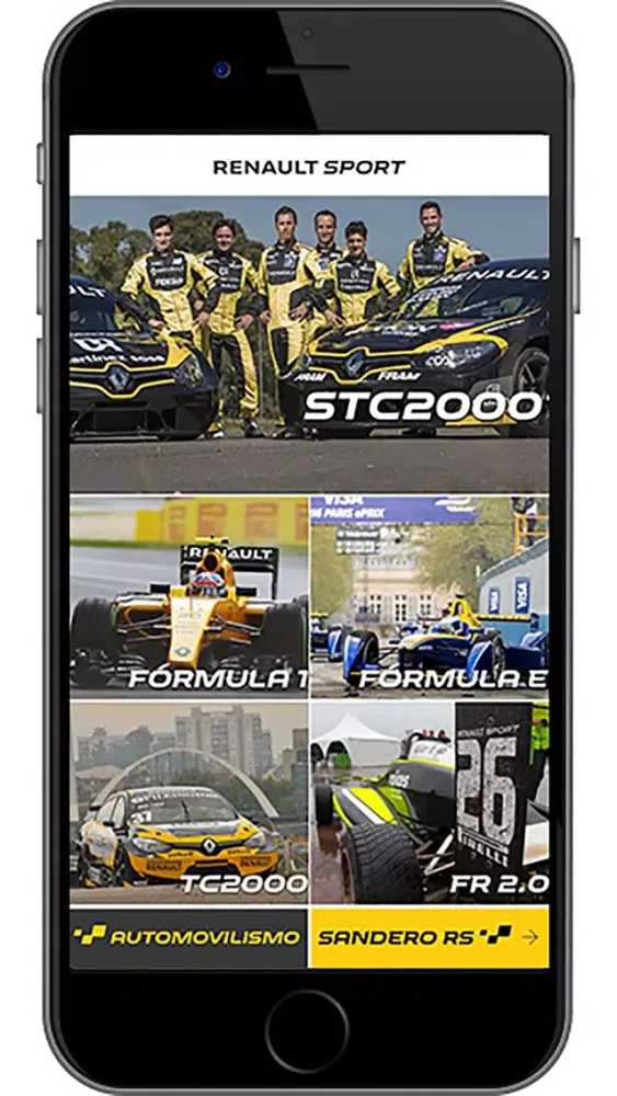 ภาพหน้าจอของ Renault Sport Arg