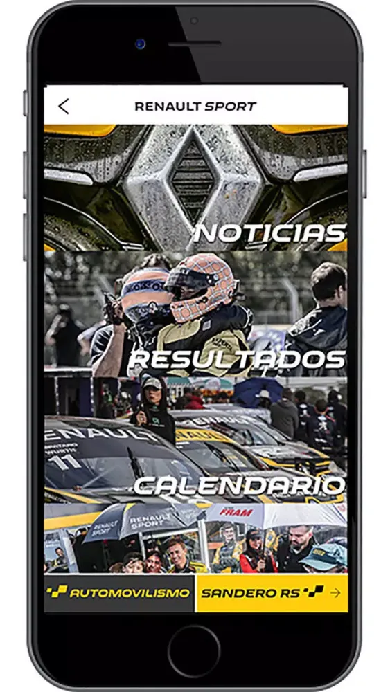 ภาพหน้าจอของ Renault Sport Arg
