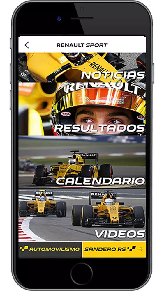 ภาพหน้าจอของ Renault Sport Arg
