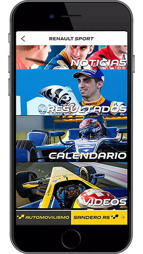 ภาพหน้าจอของ Renault Sport Arg