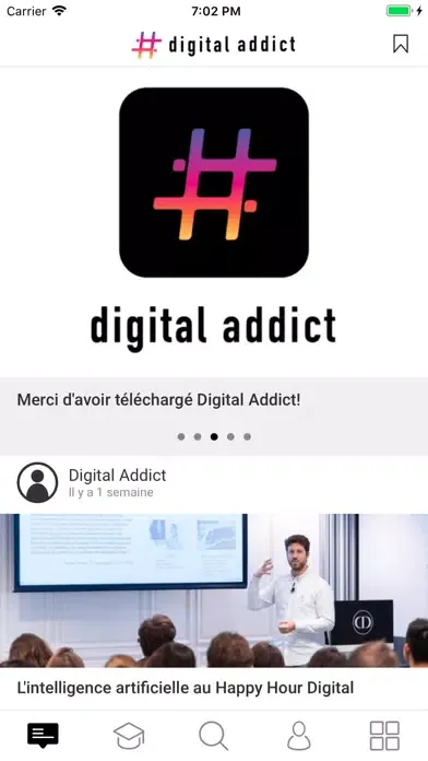 ภาพหน้าจอของ Digital Addict