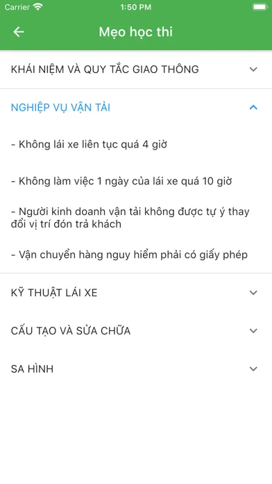 Скриншоты Ôn Tập Thi GPLX