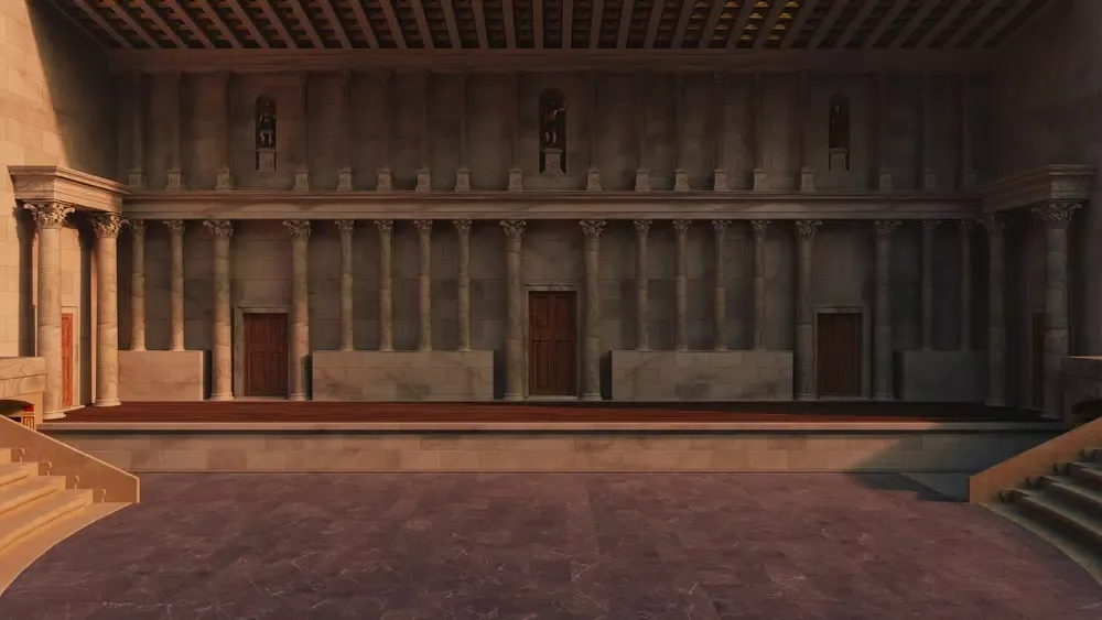 Capturas de tela do Paphos Theatre in VR