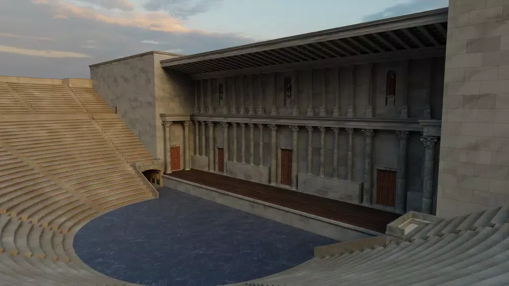 Capturas de tela do Paphos Theatre in VR
