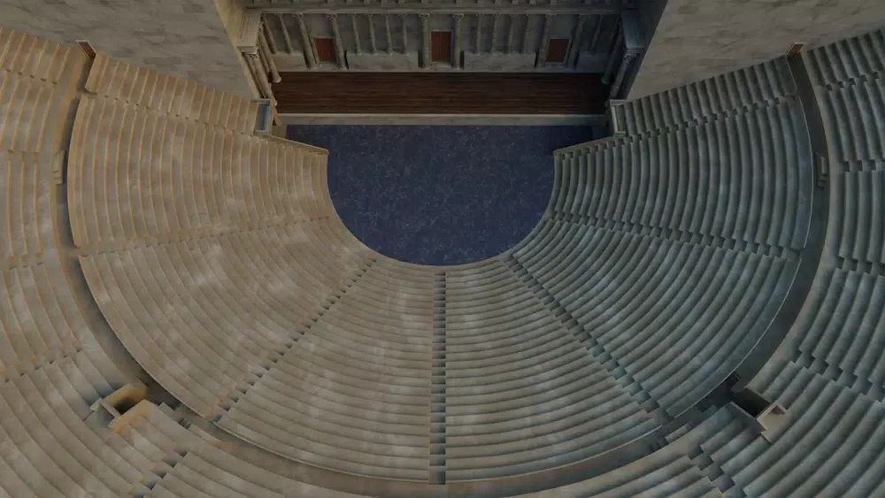 Capturas de tela do Paphos Theatre in VR
