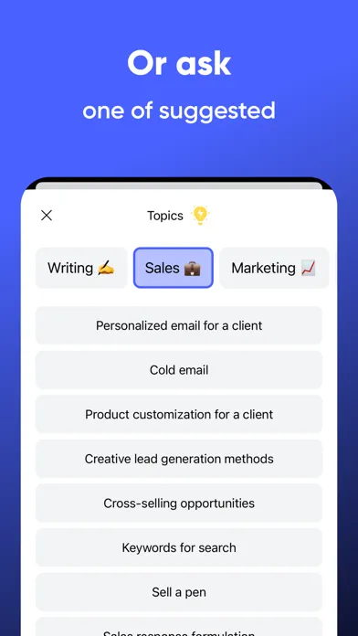 Captures d'écran de ChatMentor: Smart AI Assistant