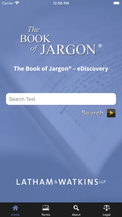 Ảnh chụp màn hình của The Book of Jargon®-eDiscovery