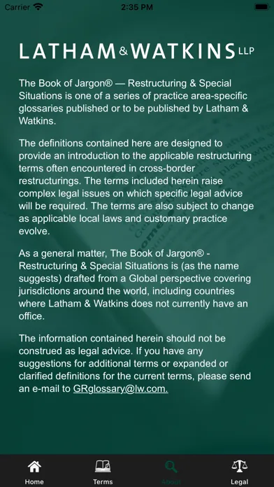 The Book of Jargon® - RSS Screenshots