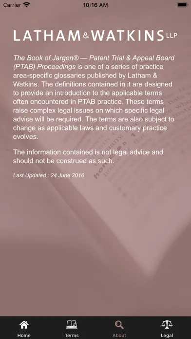 Capturas de pantalla de The Book of Jargon® – PTAB