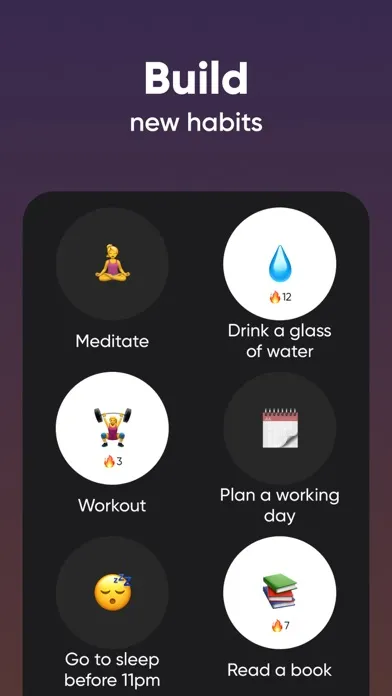 Captures d'écran de FutureMe: Daily Habit Tracker