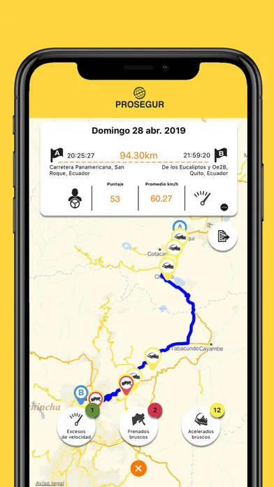Prosegur Cloud GPS स्क्रीनशॉट