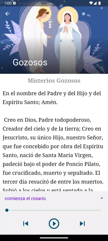 Santo Rosario español スクリーンショット