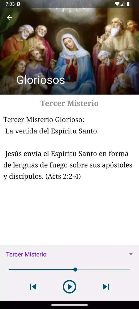 Santo Rosario español スクリーンショット