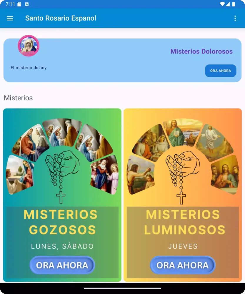 Santo Rosario español スクリーンショット